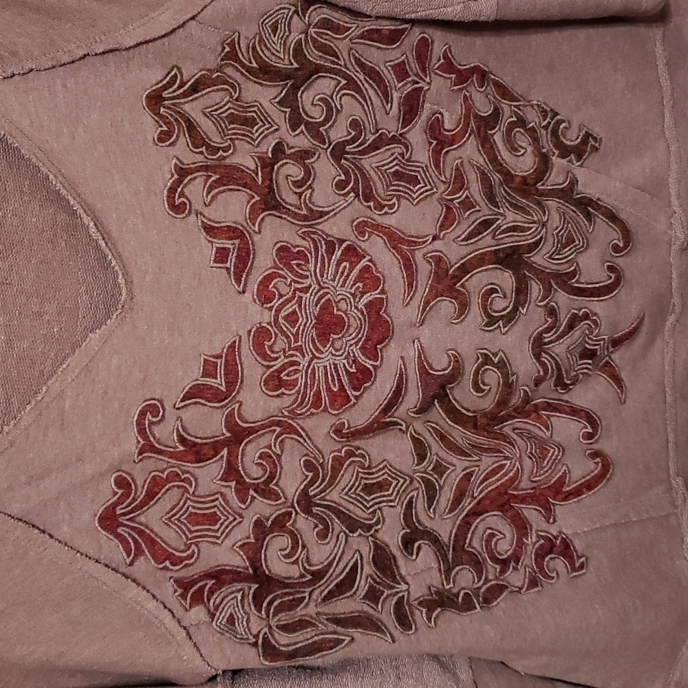 Soft Surroundings Patchwork Pullover Sweater, Col… - image 2